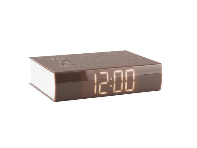 20% OFF | GREY LED BOOK ALARM CLOCK - RAPT ONLINE