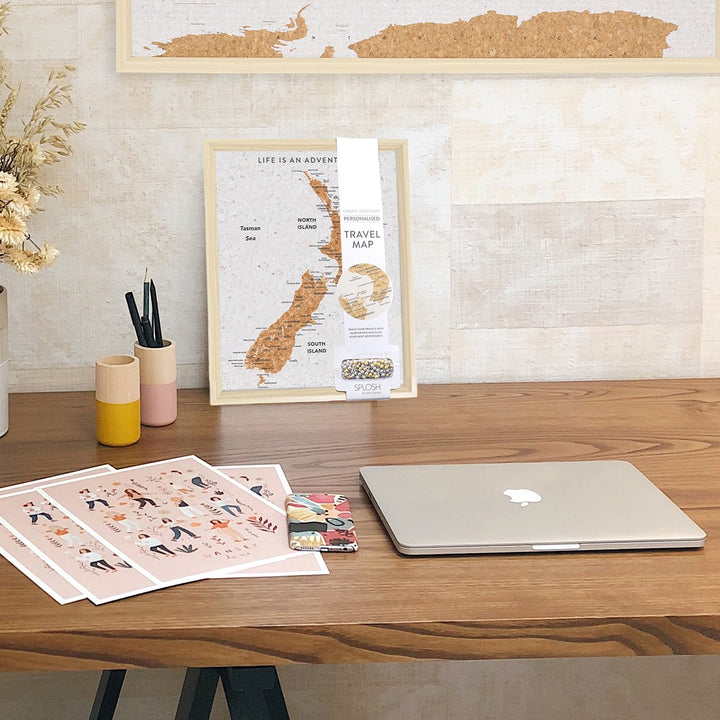 NZ DESK TRAVEL MAP - RAPT ONLINE